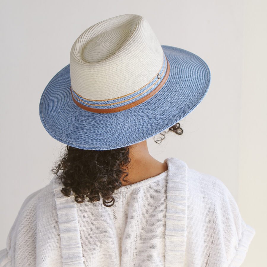 Emthunzini Hats - Bella (Ivory Blue) - Image 3