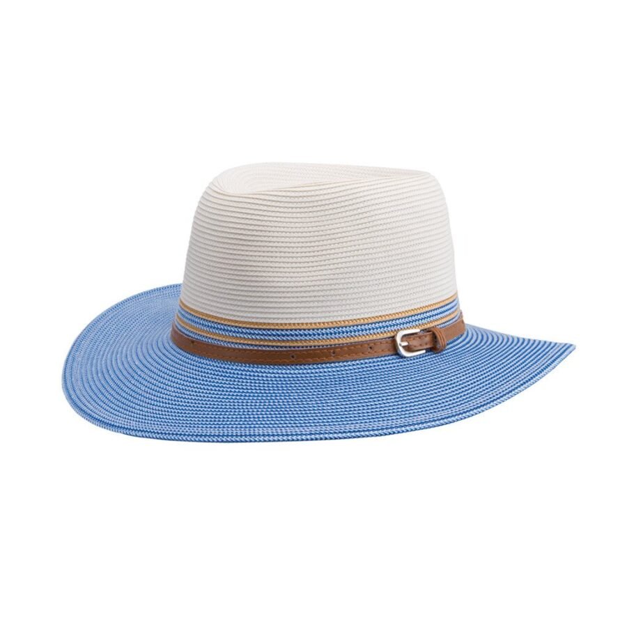 Emthunzini Hats - Bella (Ivory Blue)