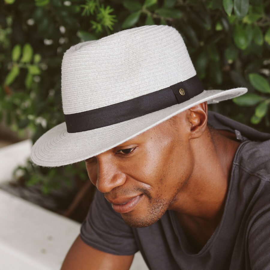 Emthunzini Hats - Pana Mate Fedora (Grey) - Image 2