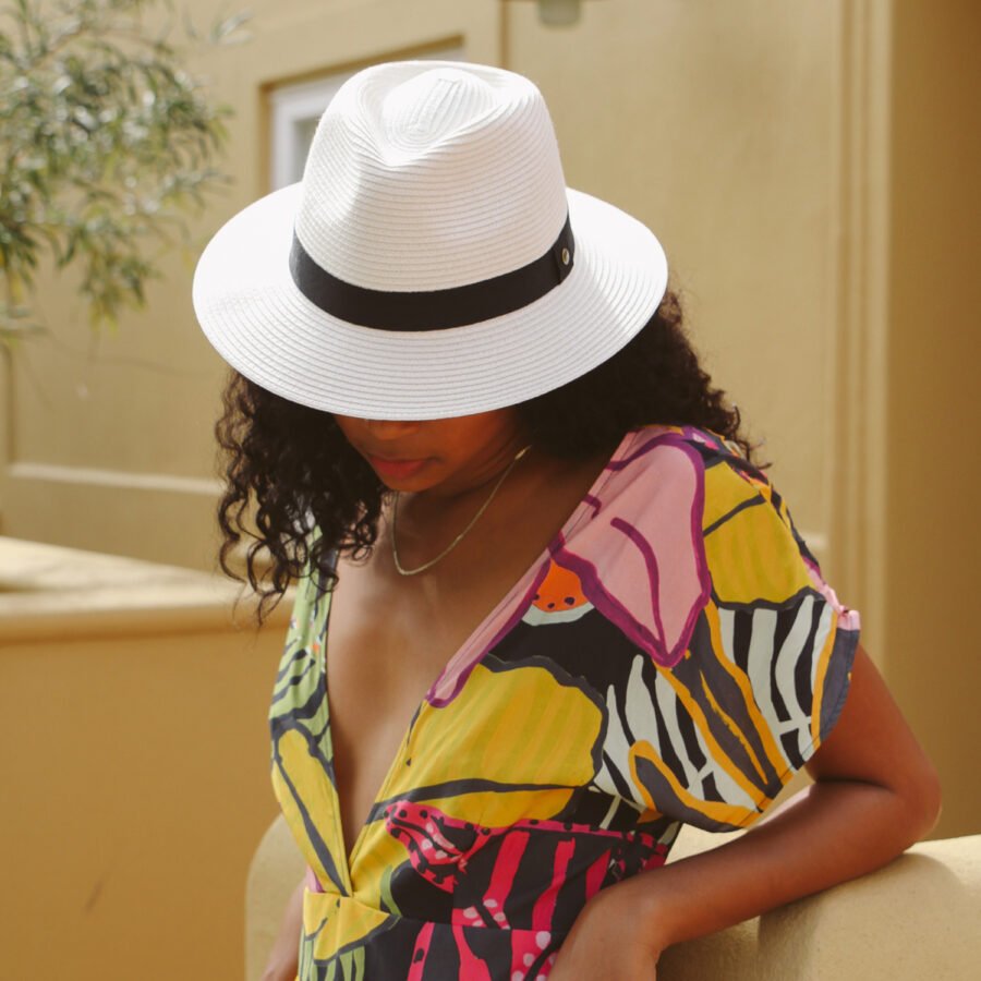 Emthunzini Hats - Pana Mate Fedora (Ivory) - Image 2