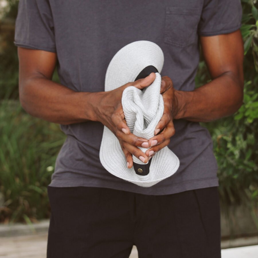 Emthunzini Hats - Pana Mate Fedora (Ivory) - Image 6