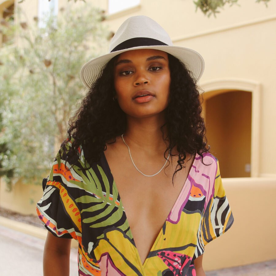 Emthunzini Hats - Pana Mate Fedora (Ivory) - Image 7