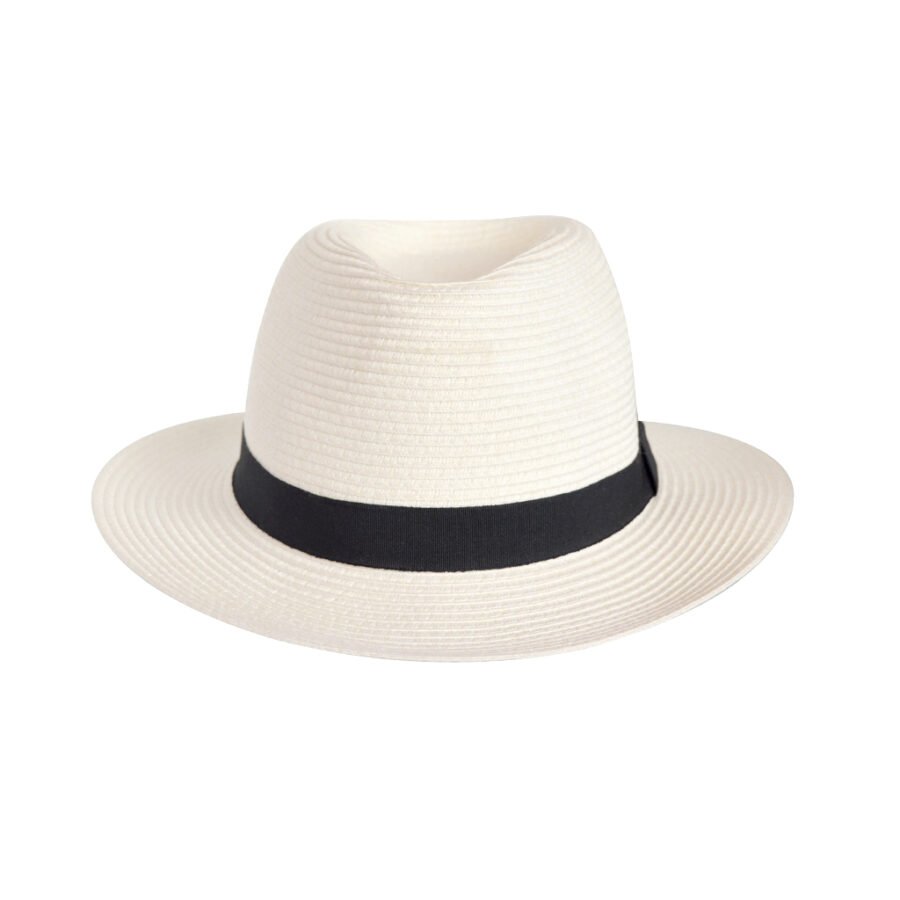 Emthunzini Hats - Pana Mate Fedora (Ivory) - Image 9