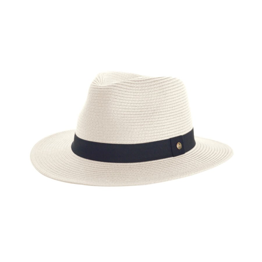Emthunzini Hats - Pana Mate Fedora (Ivory)