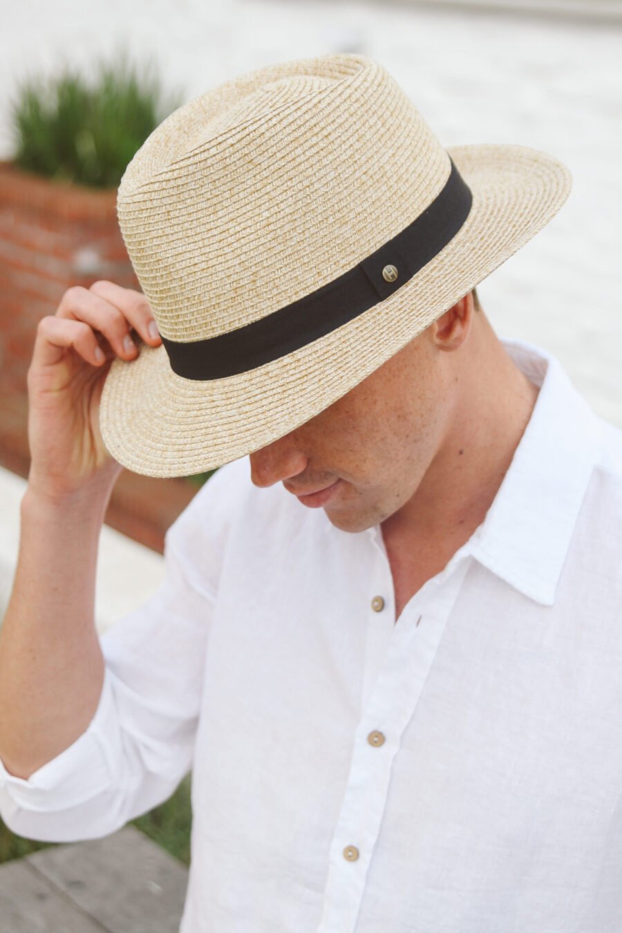 Emthunzini Hats - Pana Mate Fedora (Natural) - Image 6