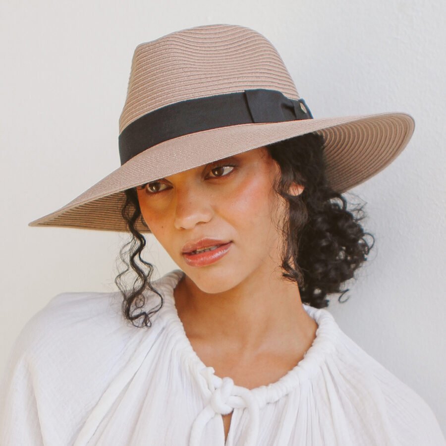 Emthunzini Hats - Fiona Fedora (Taupe) - Image 2