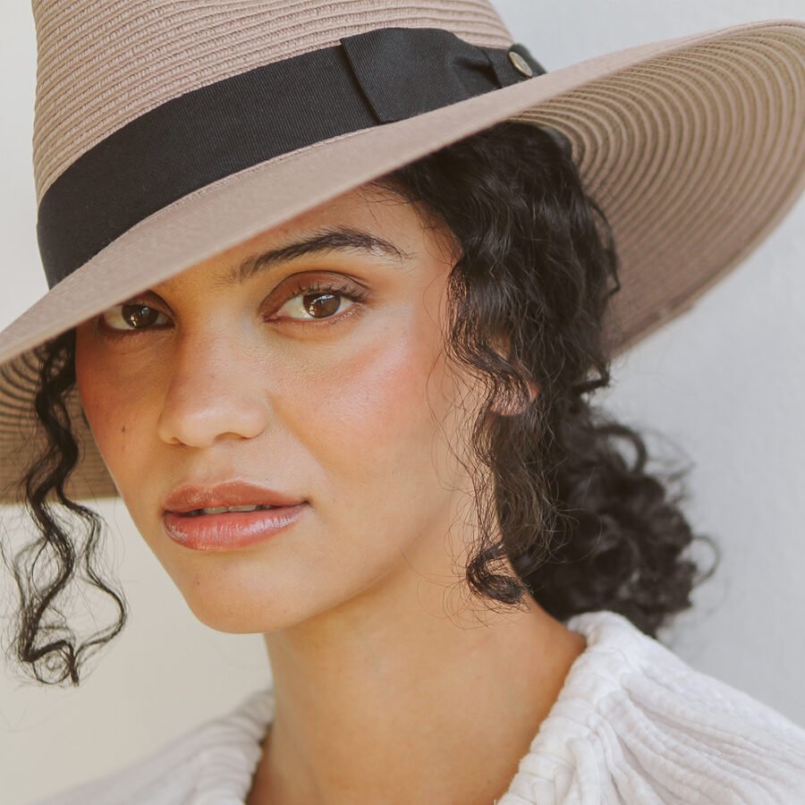 Emthunzini Hats - Fiona Fedora (Taupe) - Image 3