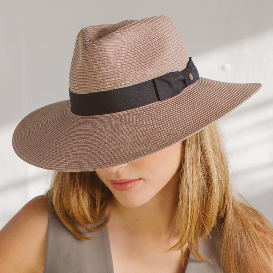 Emthunzini Hats - Fiona Fedora (Taupe) - Image 4