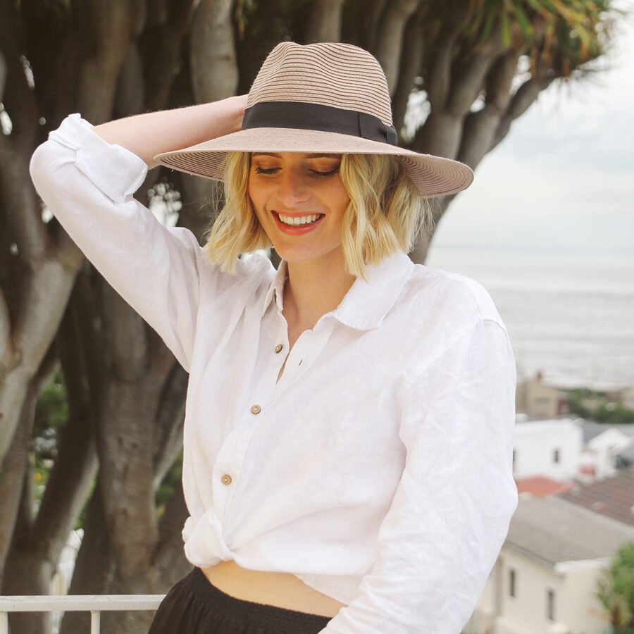 Emthunzini Hats - Fiona Fedora (Taupe) - Image 8