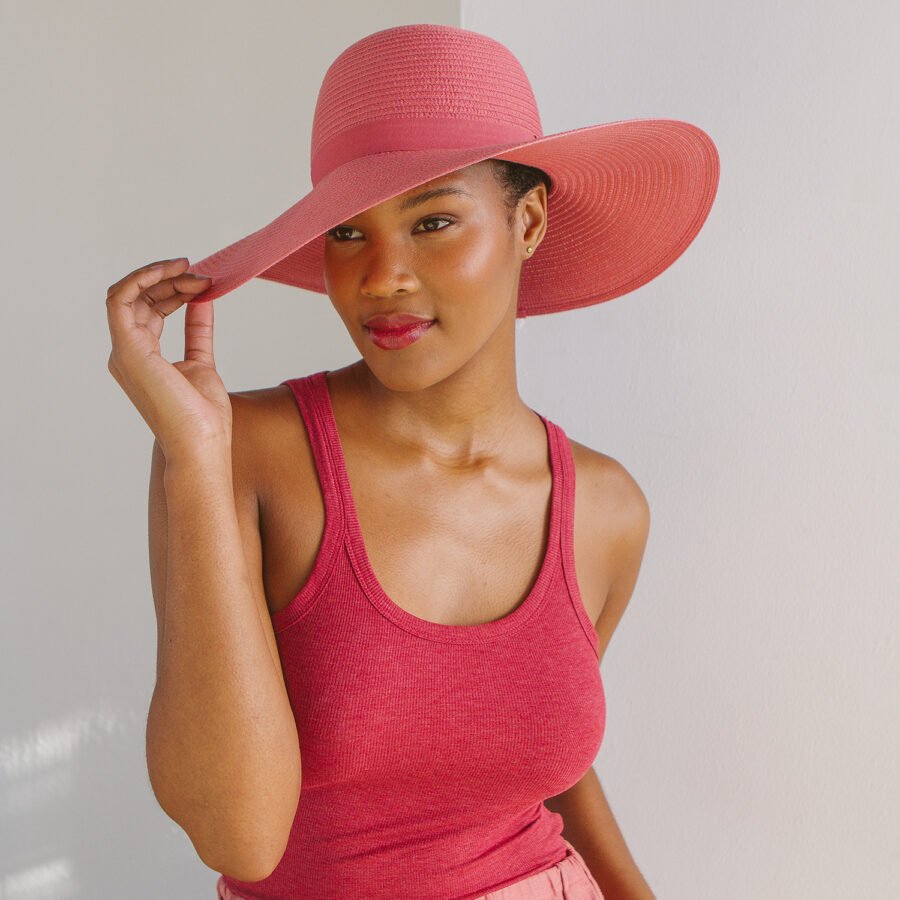 Emthunzini Hats - Rosie Capeline (Coral Pink) - Image 3