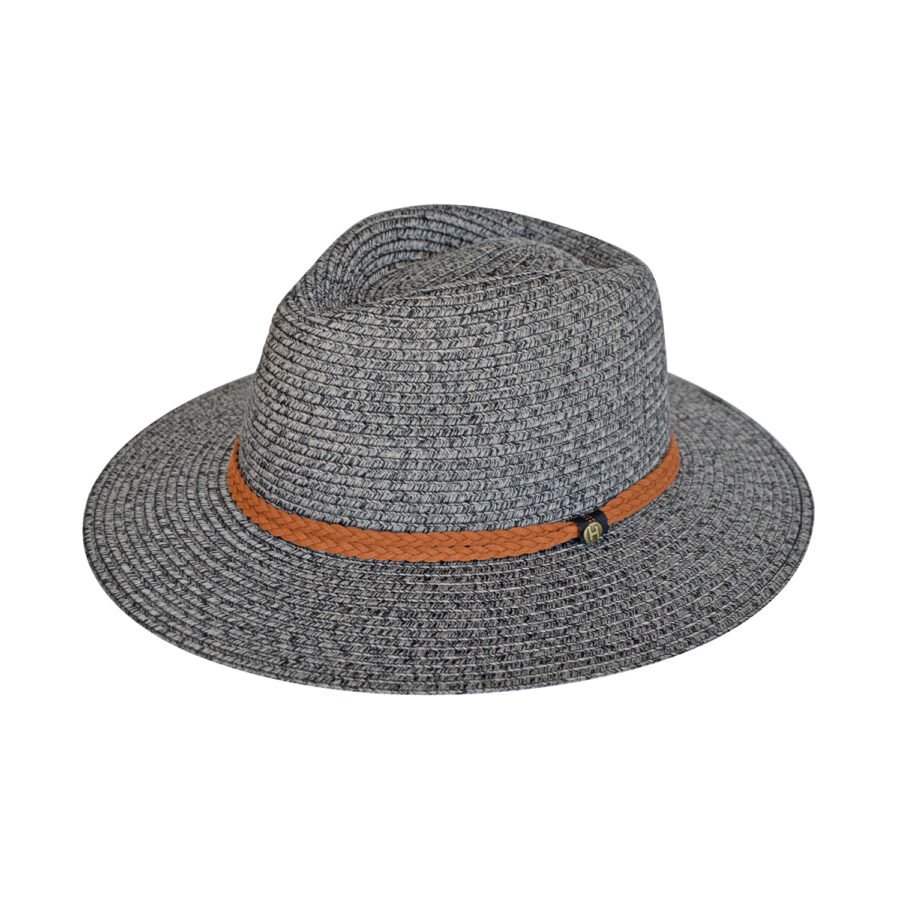 Emthunzini Hats - Gerry Fedora (Charcoal)