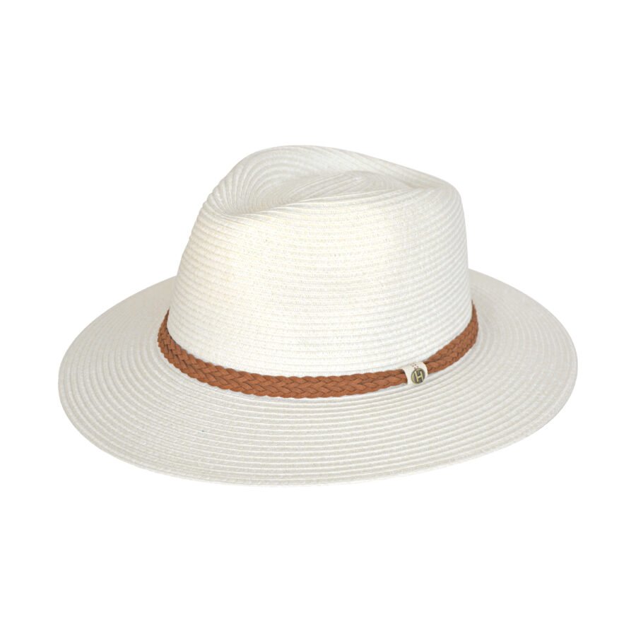 Emthunzini Hats - Gerry Fedora (Ivory)
