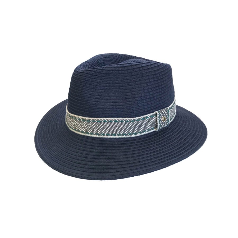Emthunzini Hats - Dunes Fedora (Navy)