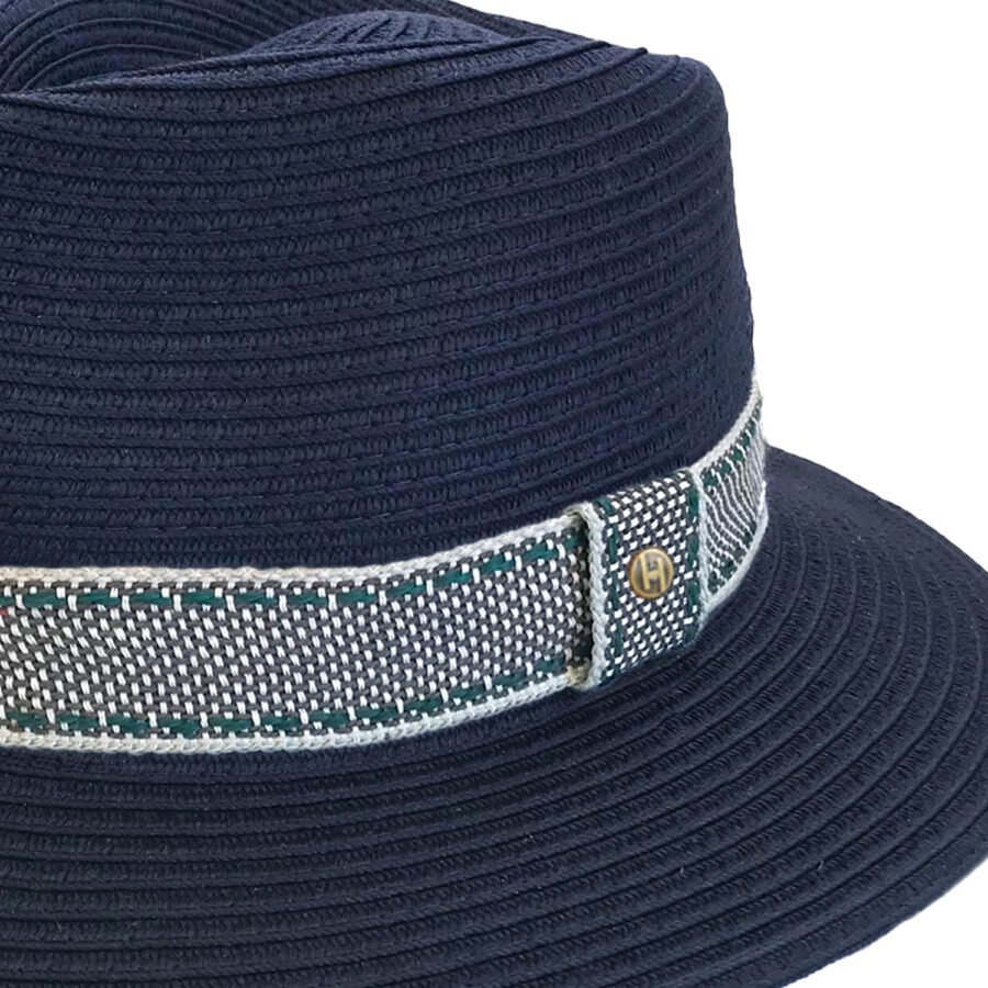 Emthunzini Hats - Dunes Fedora (Navy) - Image 6
