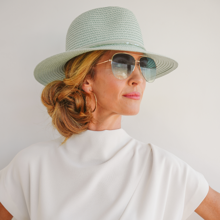 Emthunzini Hats - Stella Fedora (Aqua) - Image 2