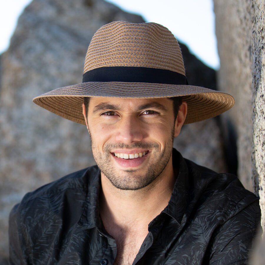 Emthunzini Hats - Braided Fedora (Caramel) - Image 2