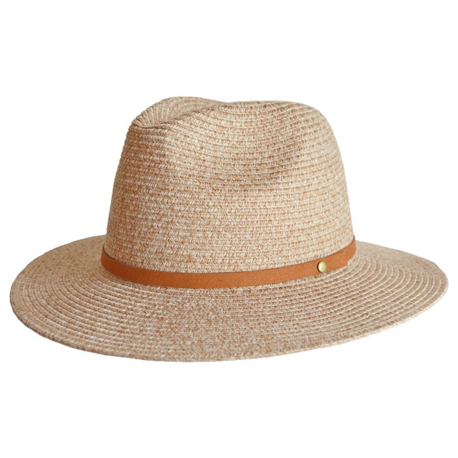 360Five Everyday - Shauna Fedora (Mixed Camel)