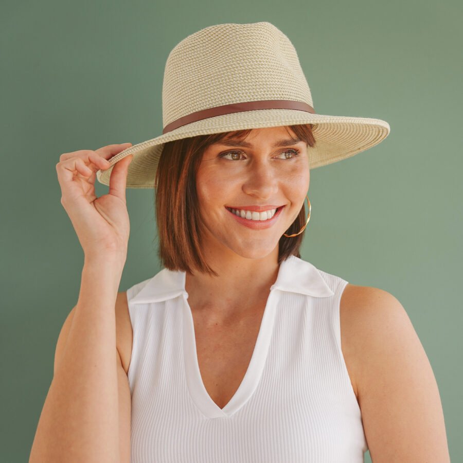 360Five Everyday - Cliff Fedora (Ivory Brown) - Image 3