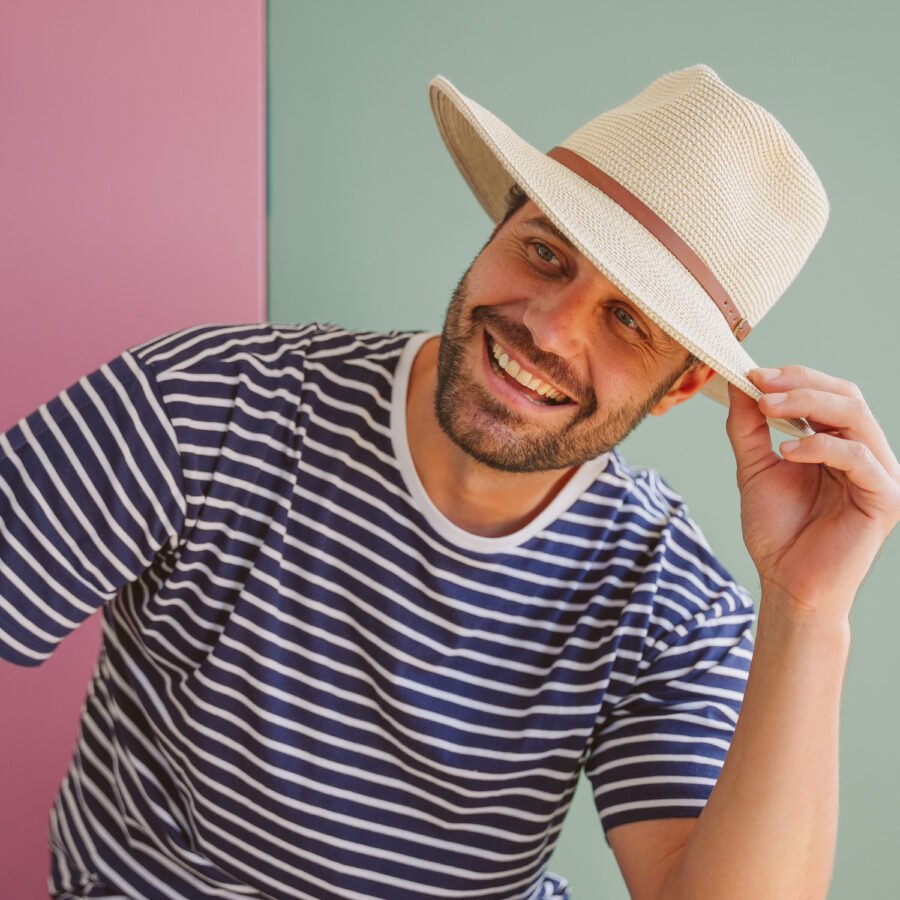 360Five Everyday - Cliff Fedora (Ivory Brown) - Image 4