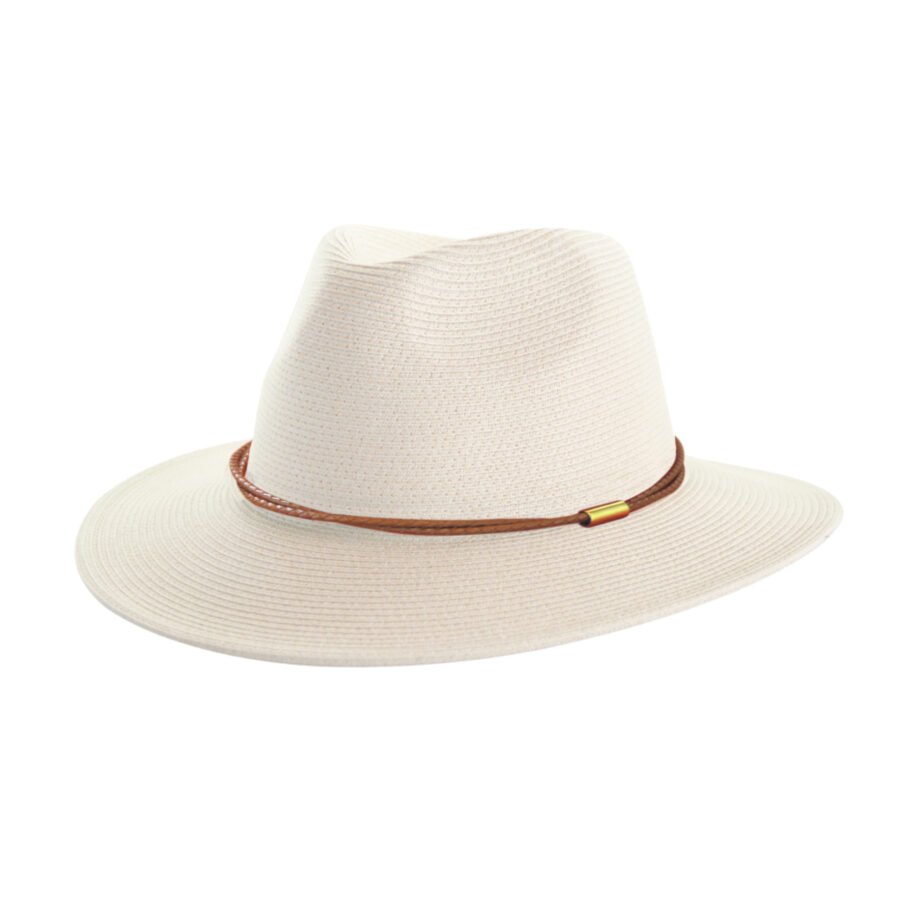 Emthunzini Hats - Cara Fedora (Ivory)