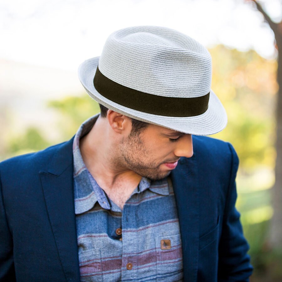 Emthunzini Hats - Harley Trilby (Light Grey) - Image 4