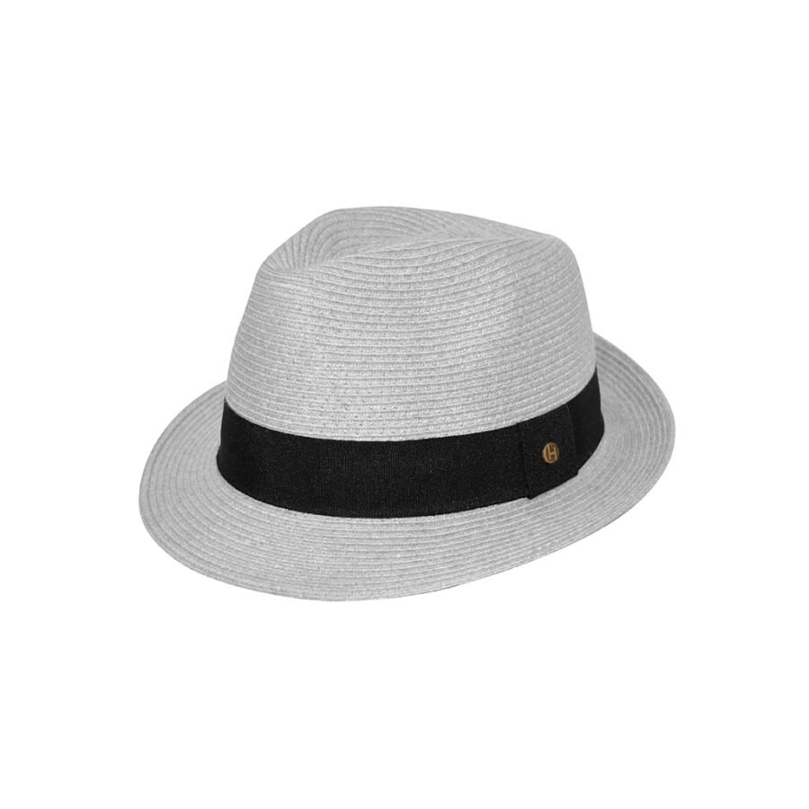 Emthunzini Hats - Harley Trilby (Light Grey)